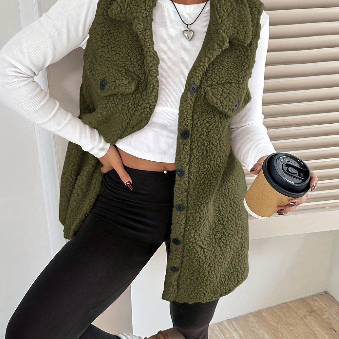 AURA | Elegant Wool Sleeveless Vest