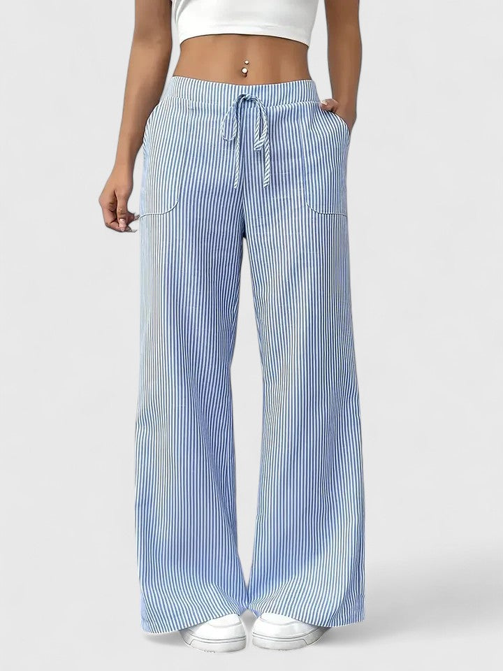 SIERRA – STRIPED FLOW LOUNGE PANTS