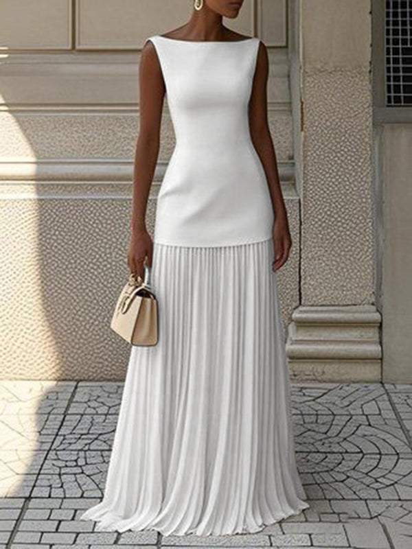 JULIET – MAXI DRESS WITHOUT SLEEVES WITH TIMELESS ELEGANCE