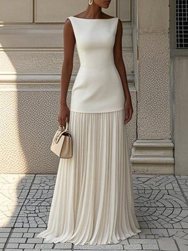 JULIET – MAXI DRESS WITHOUT SLEEVES WITH TIMELESS ELEGANCE