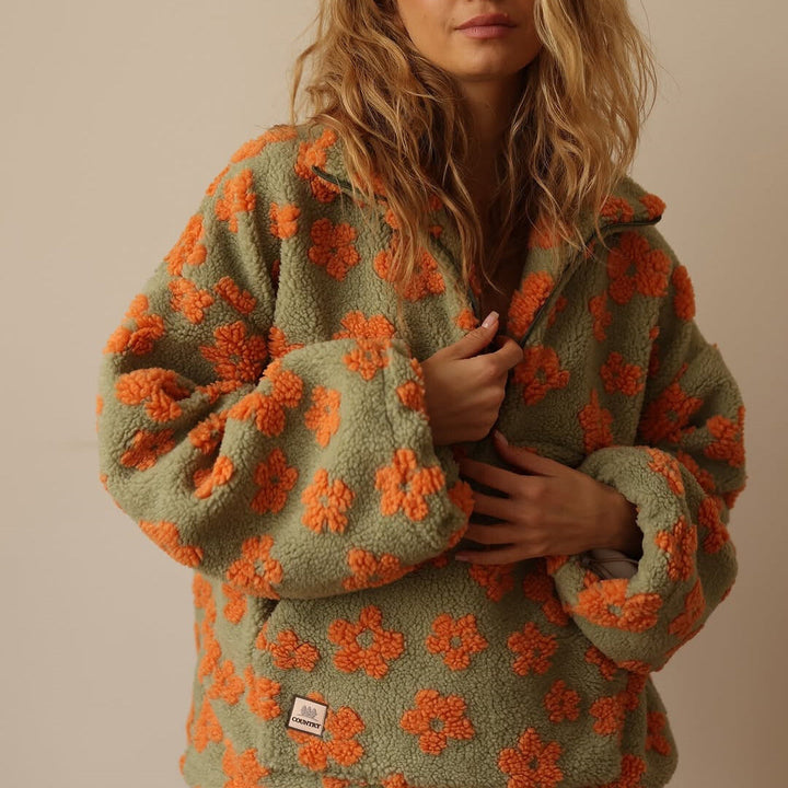 Marilena | Warm Fleece Bloom Jacket