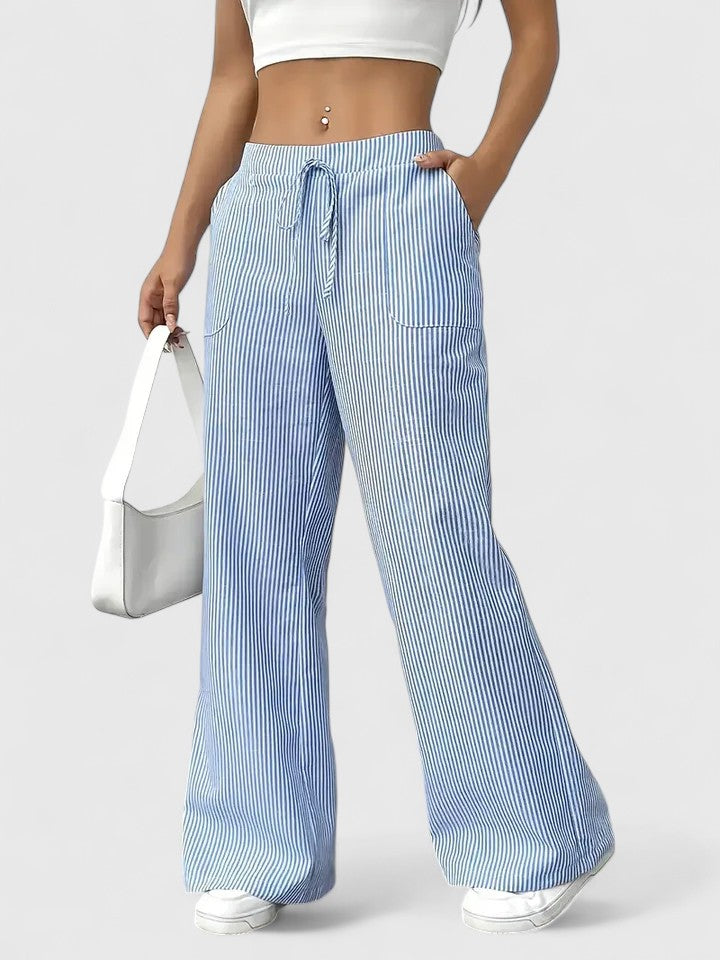 SIERRA – STRIPED FLOW LOUNGE PANTS