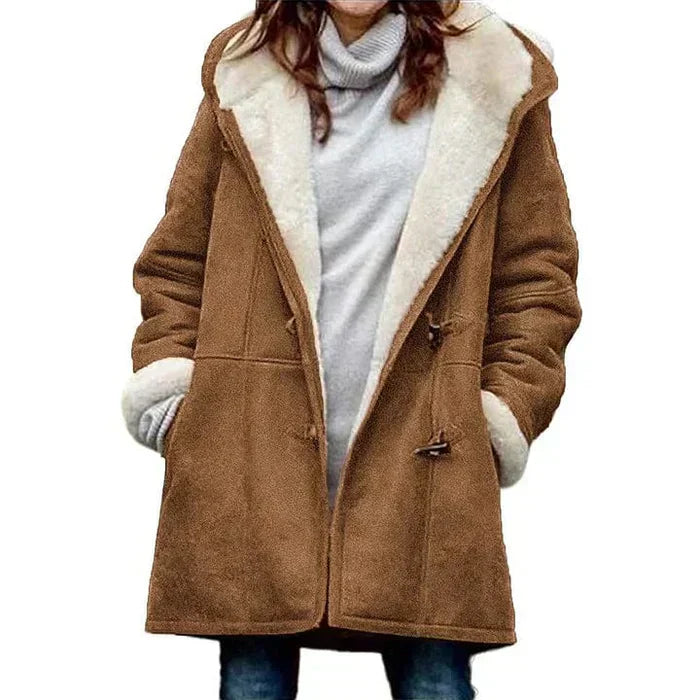 Emily - Elegant Fur-Lined Overcoat