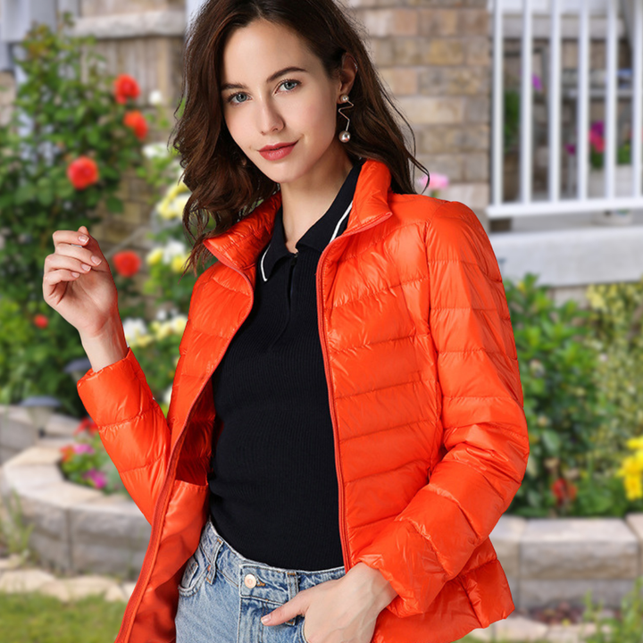 Seraphina | Waterproof White Down Jacket