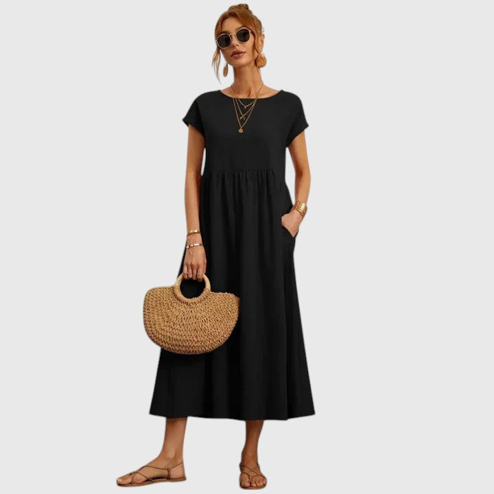 HARPER – MIDI EASY FLOW DRESS