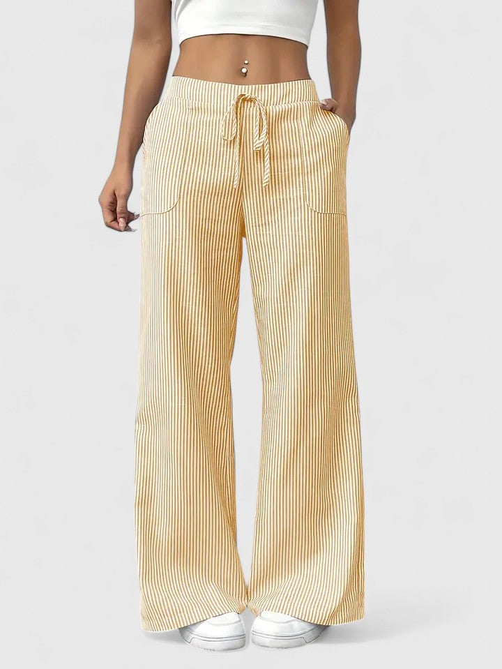 SIERRA – STRIPED FLOW LOUNGE PANTS