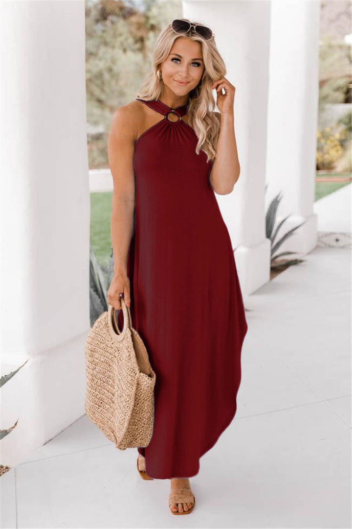 RENATA – MAXI DRESS WITH HALTER