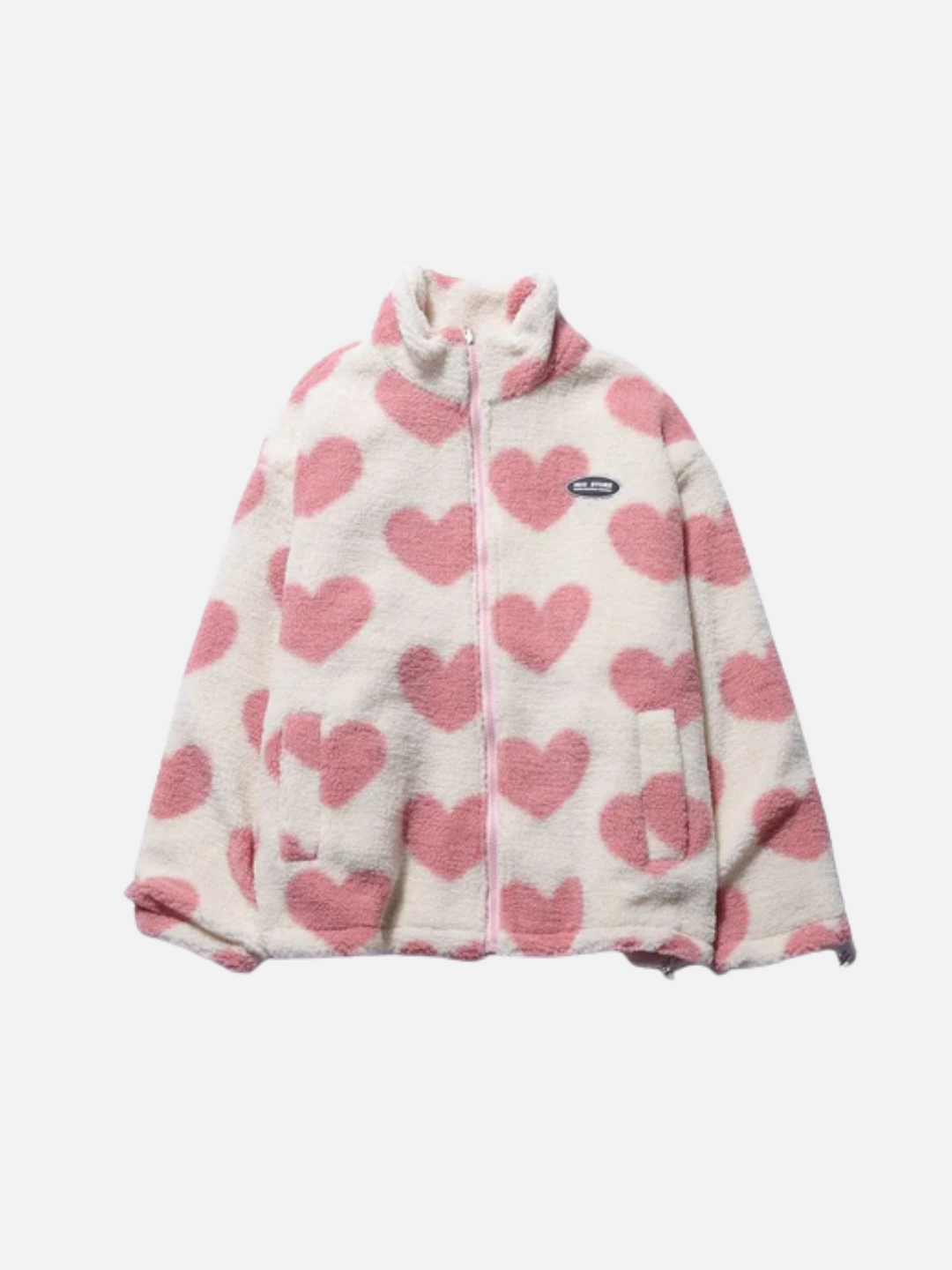 BacioDeluxe | Heart-Shaped Reversible Coat