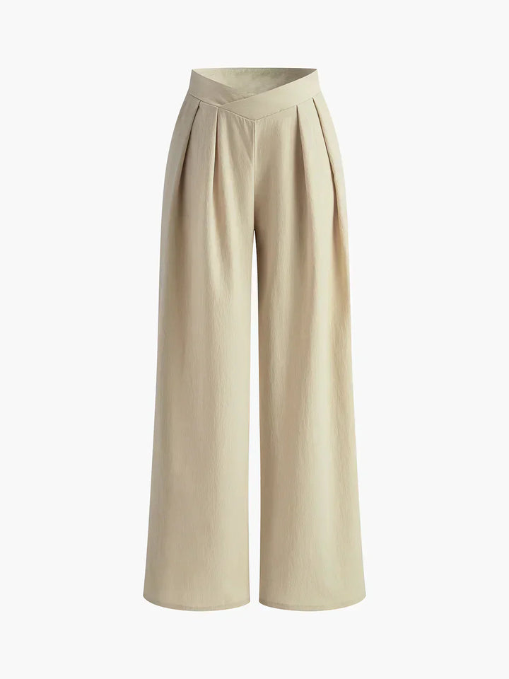Wide Pleated Pants Old Money Style