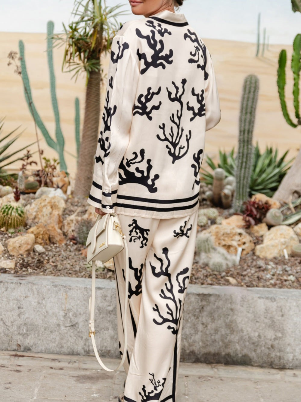 Emma | Elegant Silk Pajama Set