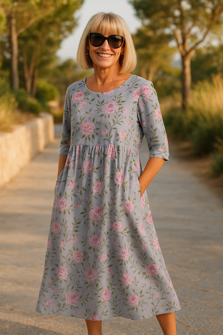 MARTHA – MAXI DRESS BLOSSOM CHARM