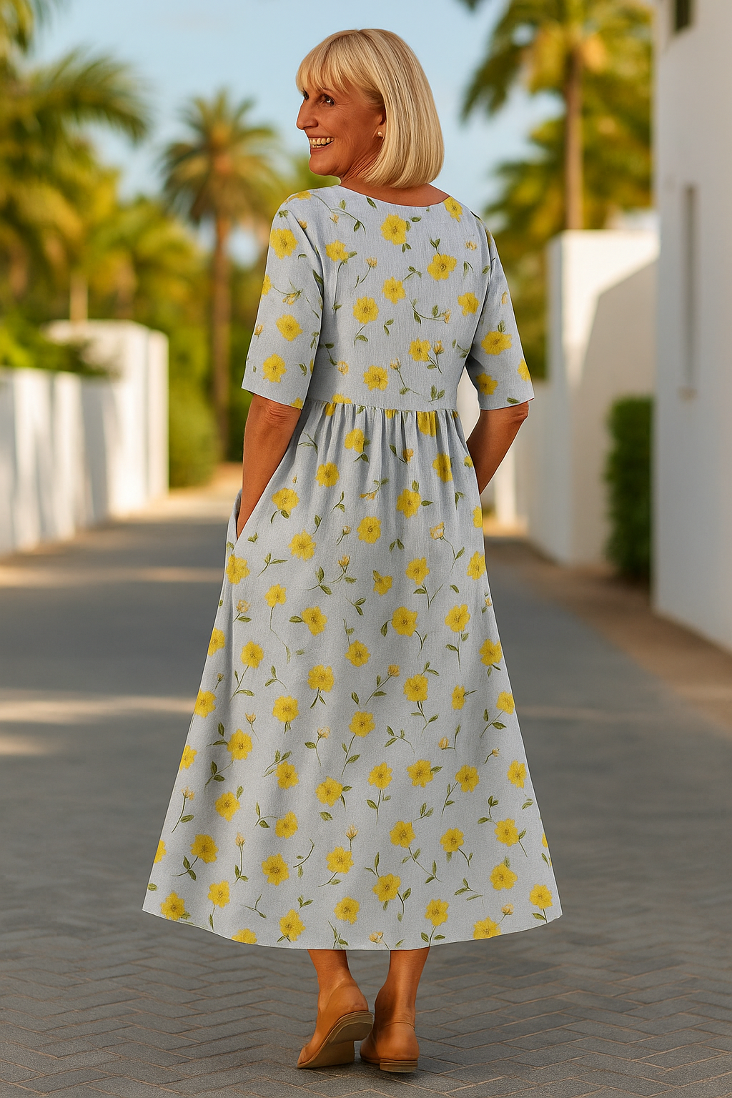 MARTHA – MAXI DRESS BLOSSOM CHARM