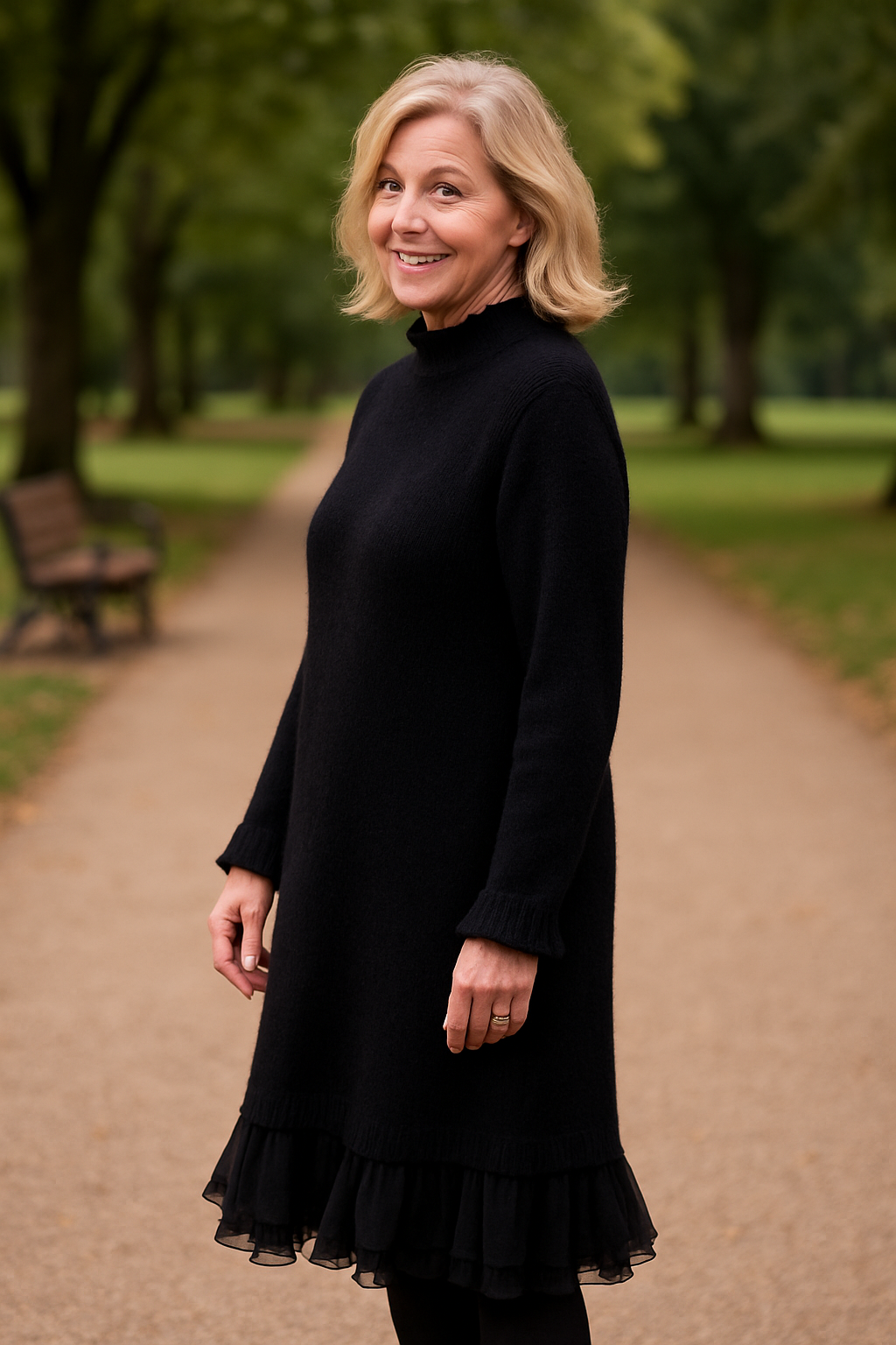 SOPHIA – WARM T-SHIRT DRESS