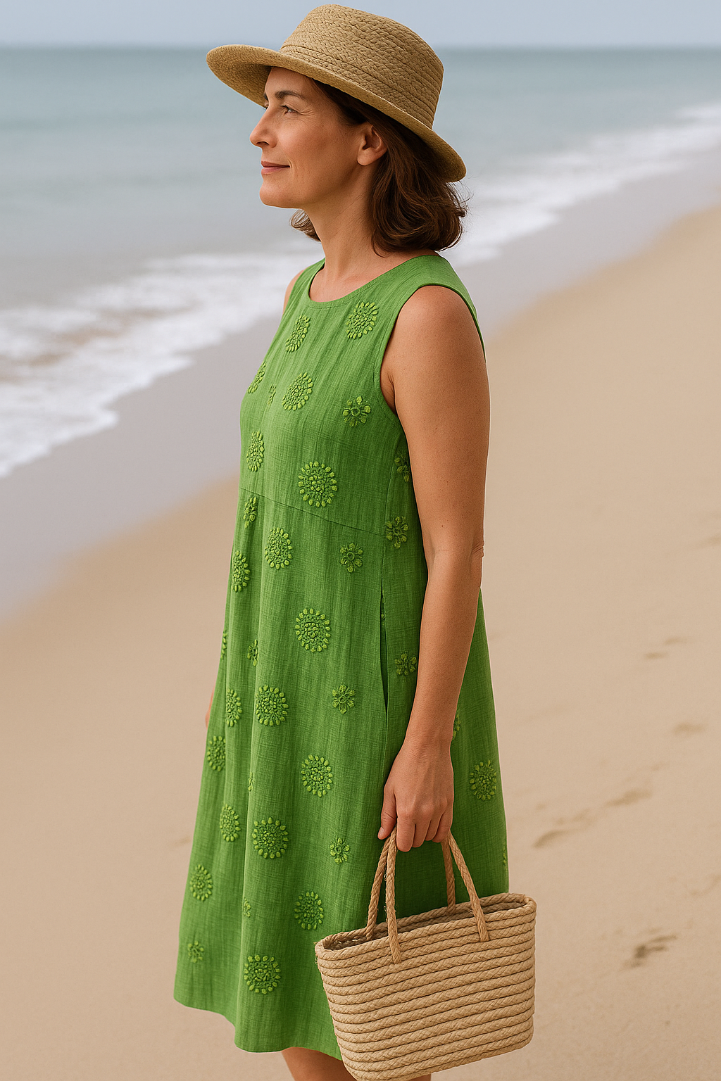 MATILDA – DRESS WITH COASTAL FLOWERS