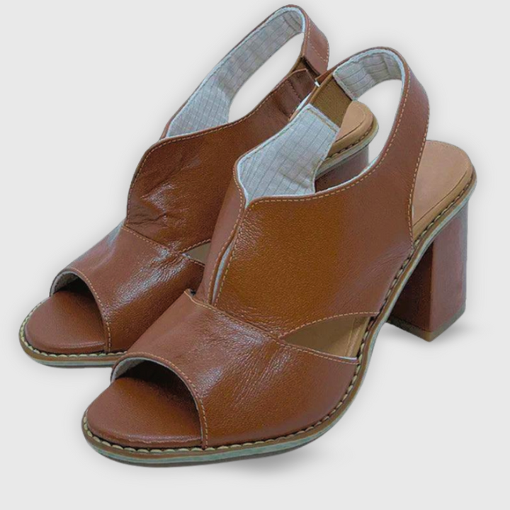 Nicole | Elegant summer sandals with medium heel