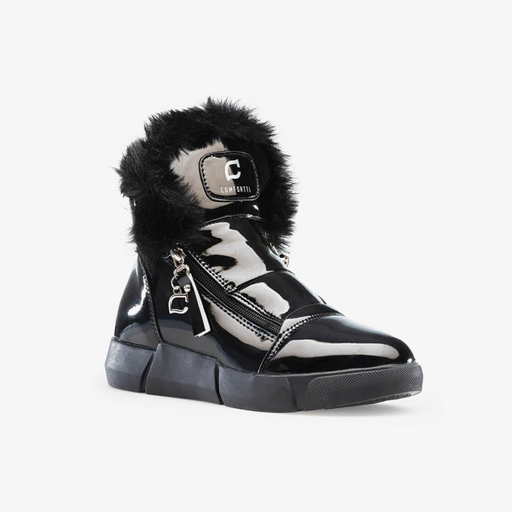 Gianina | Elegant Ankle Boots Wrapped in Crystal