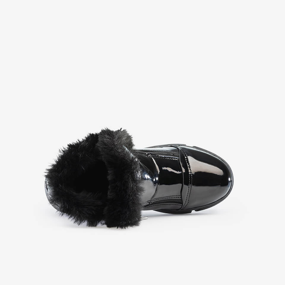 Gianina | Elegant Ankle Boots Wrapped in Crystal