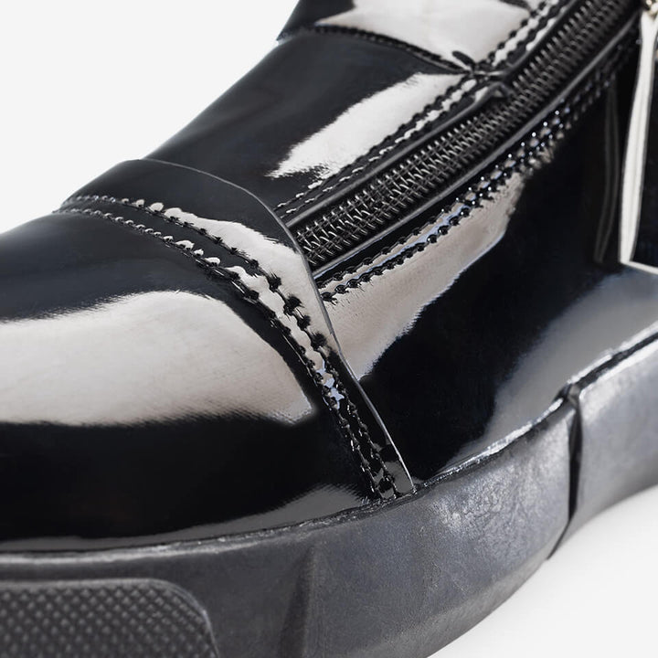 Gianina | Elegant Ankle Boots Wrapped in Crystal