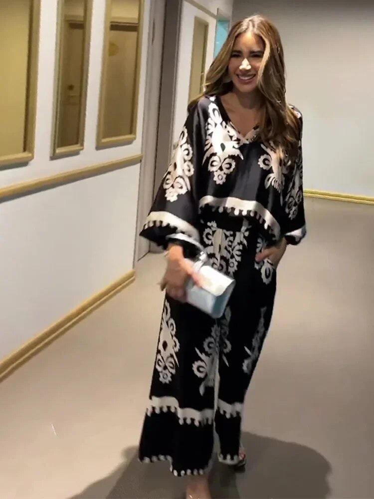 MILANI – IRREGULAR PRINT PANTS SET