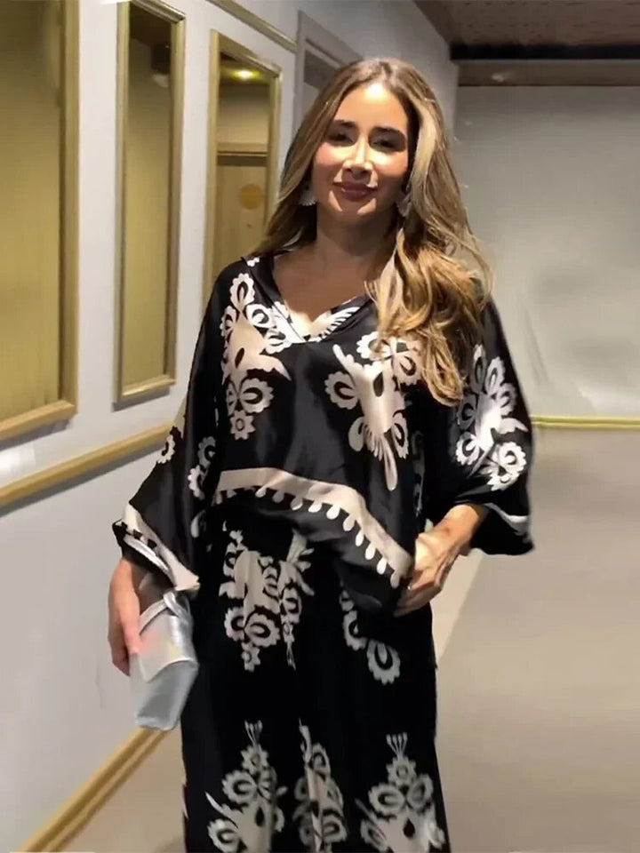 MILANI – IRREGULAR PRINT PANTS SET