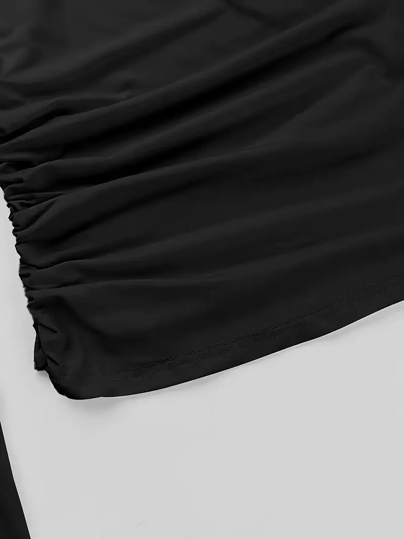 Joline - casual black top