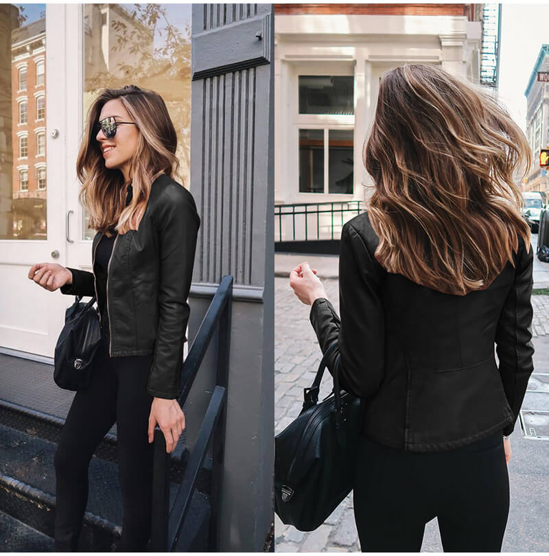 Abigail - Italian Vegan Leather Jacket