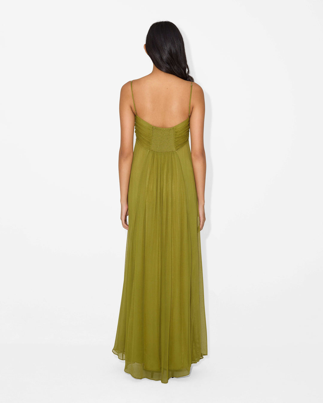 KORA – MAXI DRESS OLIVE SUN-KISSED