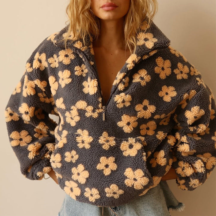 Marilena | Warm Fleece Bloom Jacket
