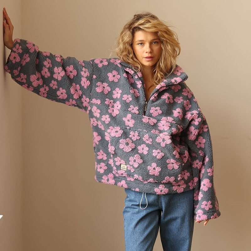 Marilena | Warm Fleece Bloom Jacket