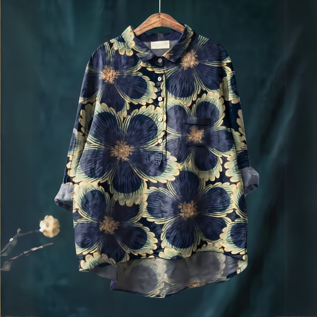 Fiona | Romantic Floral Print Blouse