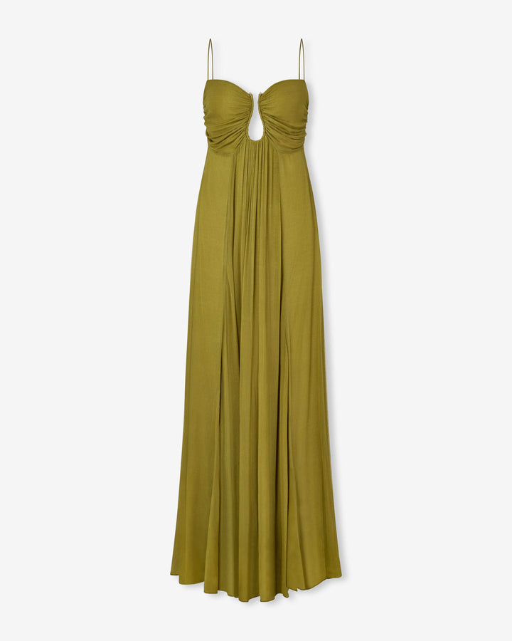 KORA – MAXI DRESS OLIVE SUN-KISSED