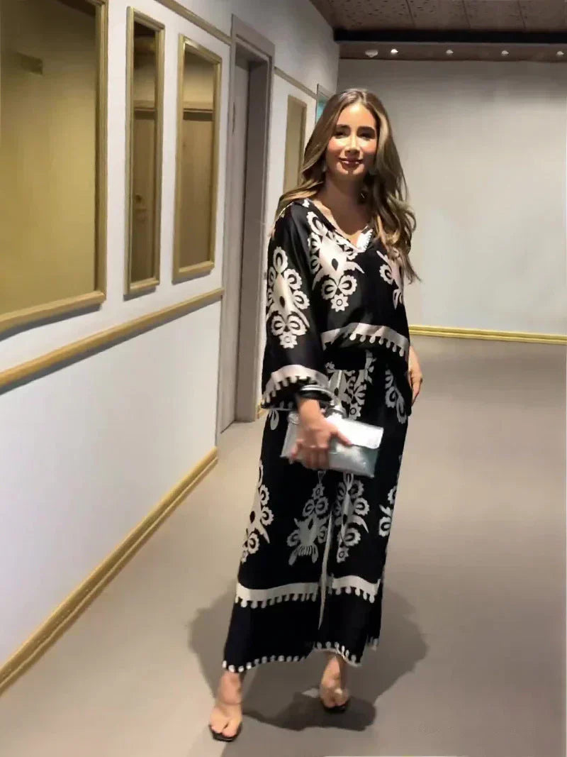 MILANI – IRREGULAR PRINT PANTS SET