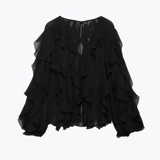 PILAR | Ruffled Blouse