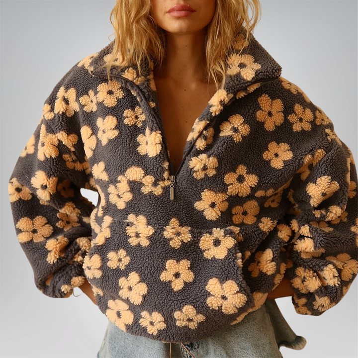 Marilena | Warm Fleece Bloom Jacket
