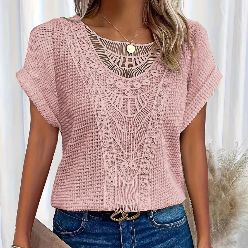AURA - DELICATE TEXTURED BLOUSE