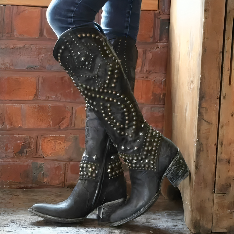 Madison | Western Knee-High Boots