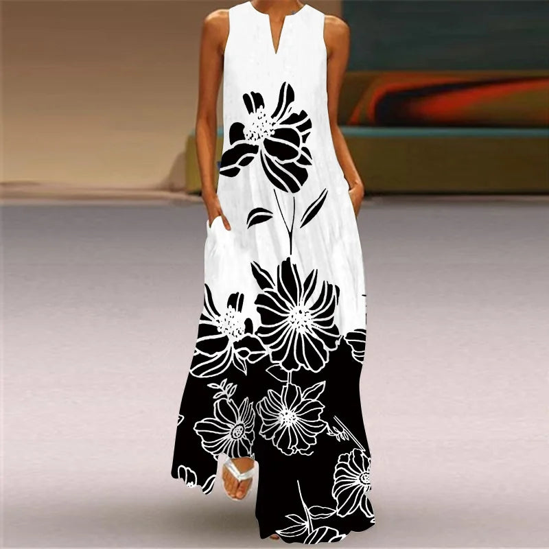 MONICA – MAXI DRESS BLOOM IN SILENCE