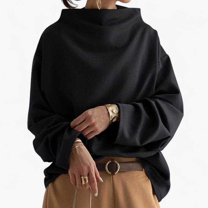 LAIMA | Soft Sweater with High Collar