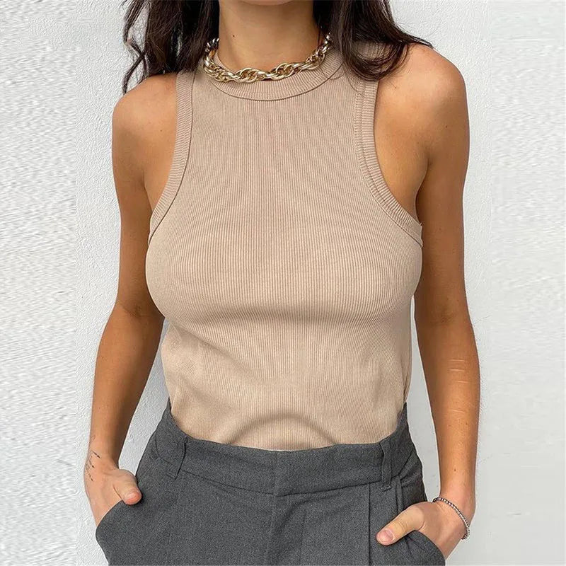 Top Casual Without Sleeves