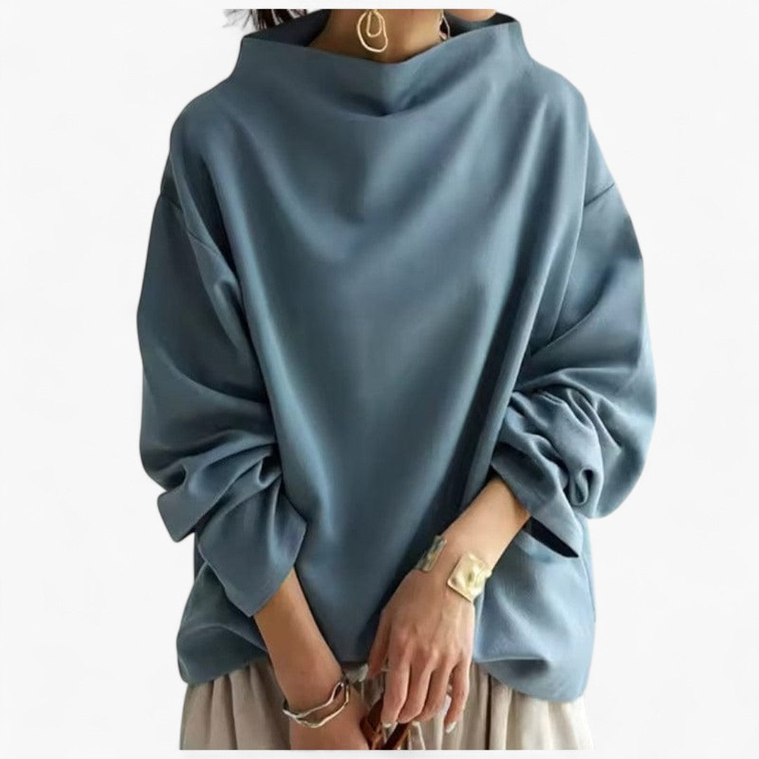 LAIMA | Soft Sweater with High Collar