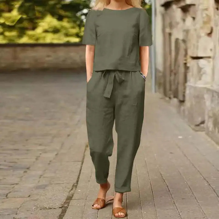 Lily | Linen Two-Piece Set