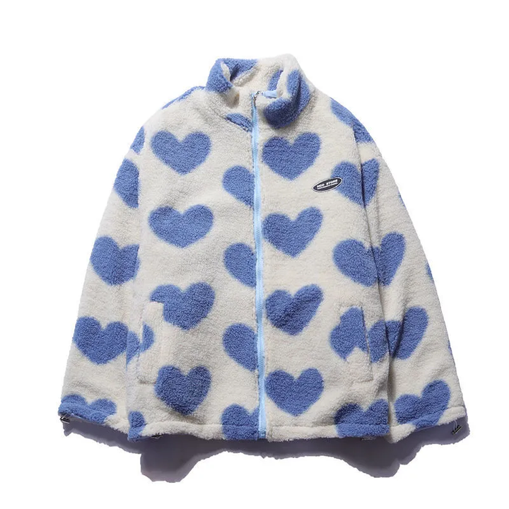 BacioDeluxe | Heart-Shaped Reversible Coat