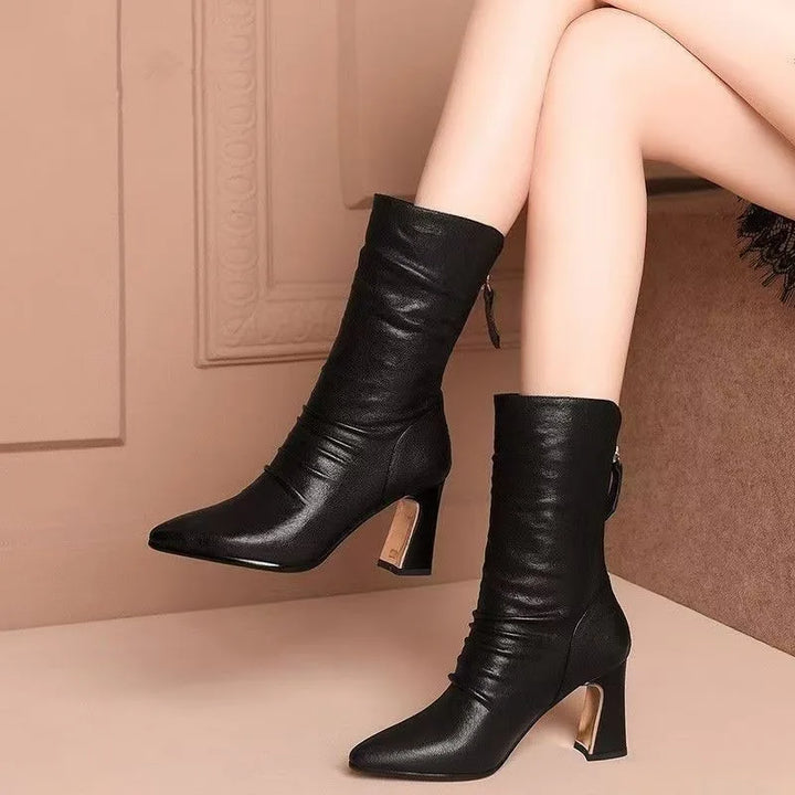 Orla | Elegant Ankle Boots with Pointed Toe
