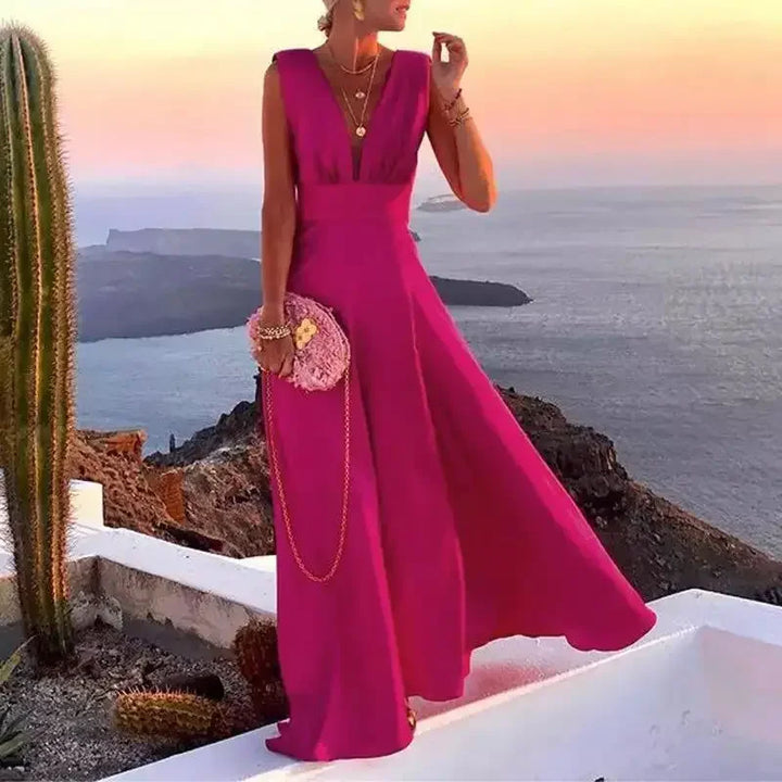 SIENNA – MAXI DRESS SUNSET BLOOM
