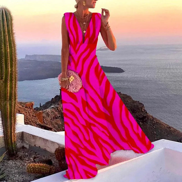 SIENNA – MAXI DRESS SUNSET BLOOM