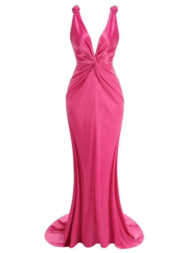 Zoey | Maxi Dress Without Sleeves with Delicate Pleats