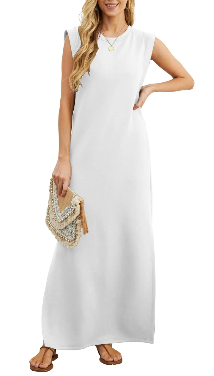 Laken - Relaxed Maxi Dress with Slit