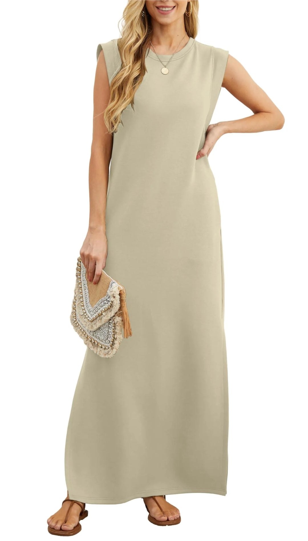 Laken - Relaxed Maxi Dress with Slit