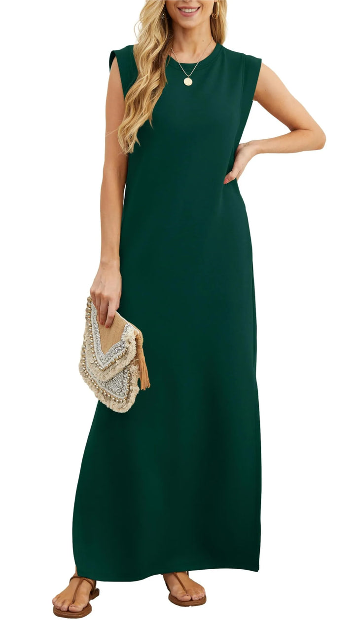 Laken - Relaxed Maxi Dress with Slit