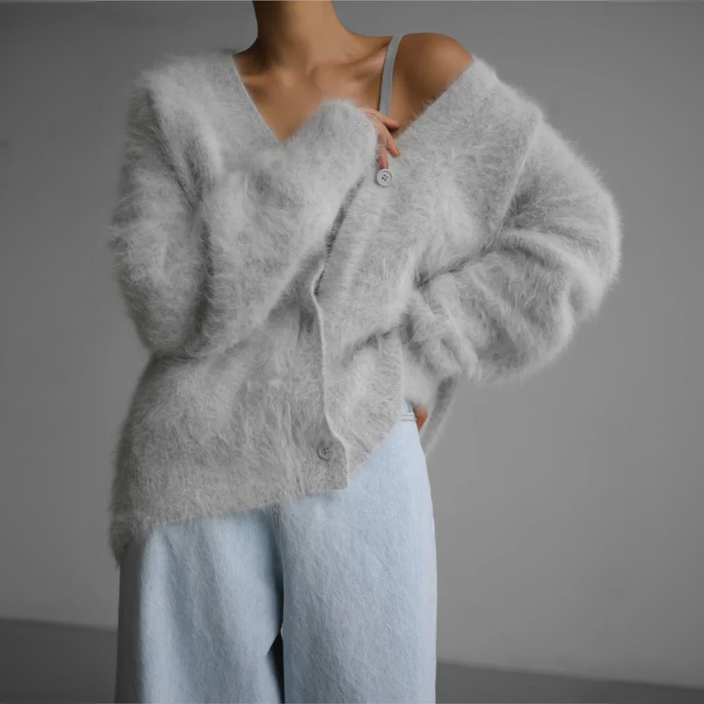DAHLIA | Elegant oversized cardigan